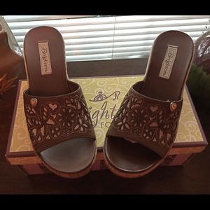 Brighton Moira Caramel Wedge Sandal